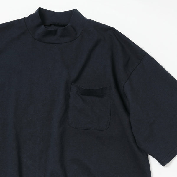 HEAVY WEIGHT S/S MOCK NECK T-SHIRT