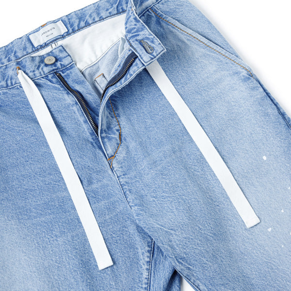 Easy Denim Pants - Damaged Easy Fit Tapered