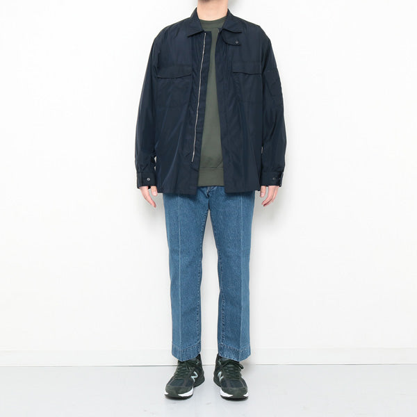 LIGHT NYLON ZIP SHIRT (A20SS01NL) | AURALEE / Shirt (MEN 