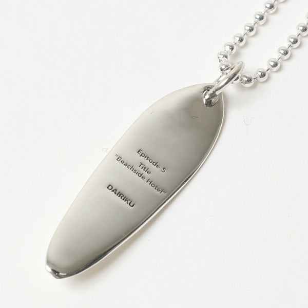 Surfboard Silver Neckrace