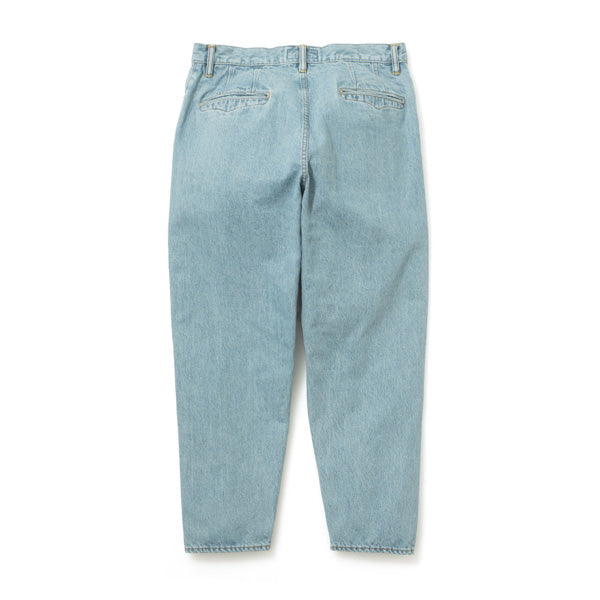 Ice Wash Denim Pants - Easy Fit Tapered