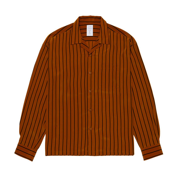 CAMP COLLAR STRIPE SHIRT