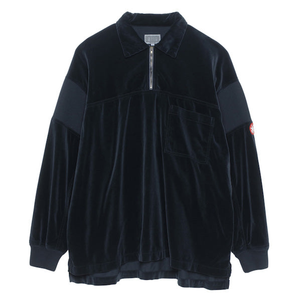 VELVET PULLOVER SHIRT