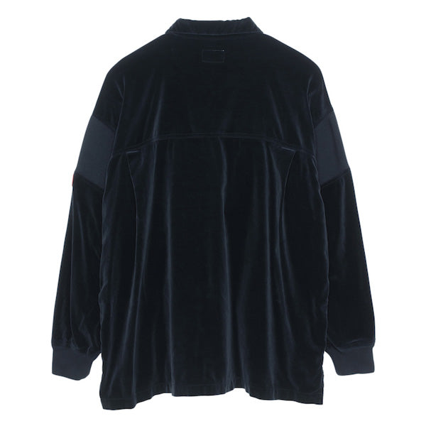 VELVET PULLOVER SHIRT