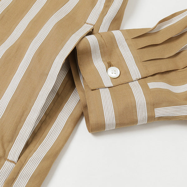 LONG SHIRTS COAT DOBBY STRIPE