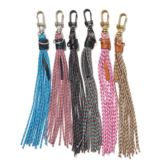 NYLON CORD TASSEL KEY RING