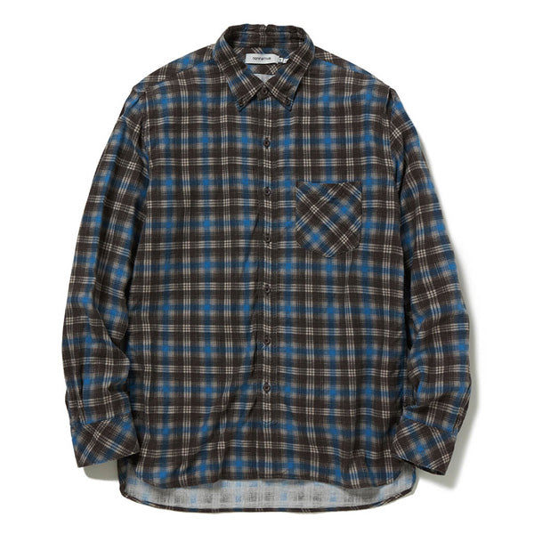 DWELLER B.D. SHIRT COTTON TWILL PLAID PRINT