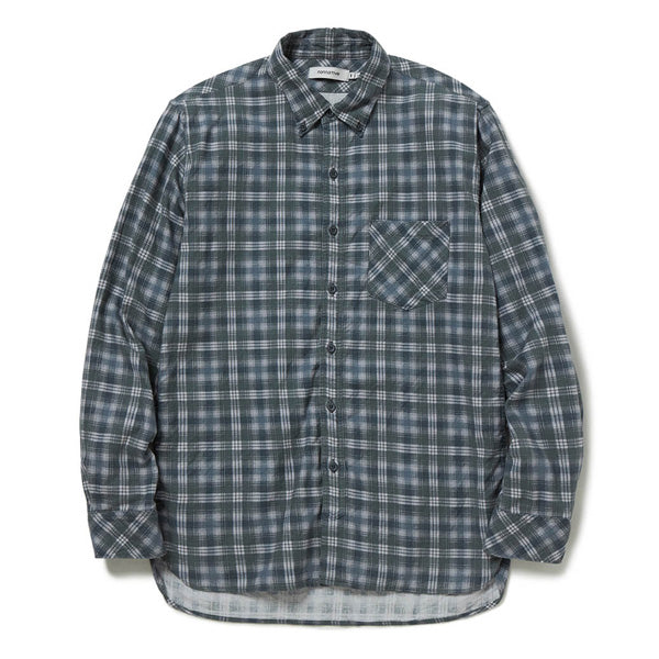 DWELLER B.D. SHIRT COTTON TWILL PLAID PRINT