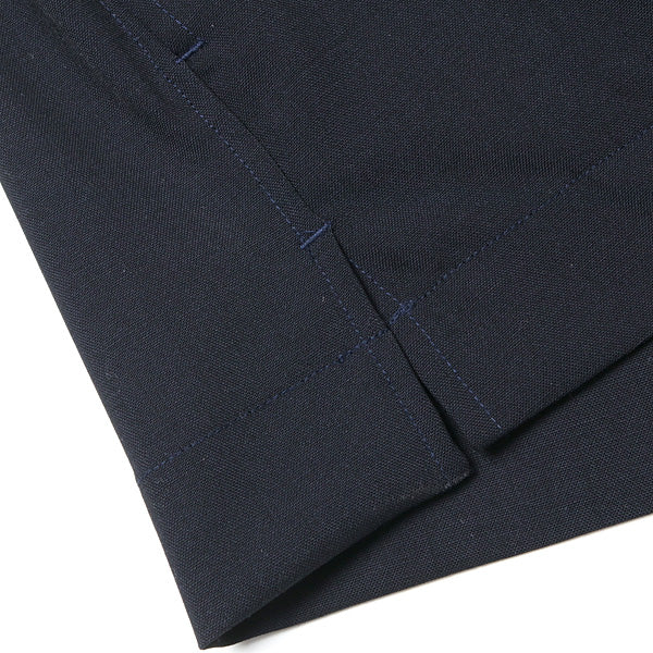 SUMMER WOOL ZIP FRONT S/S SHIRT