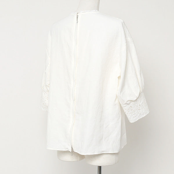 cutwork embroidary vintage pull over