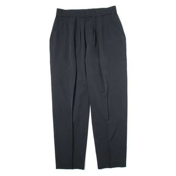 WIDE TAPERED SLACKS(WOOL GABARDINE)