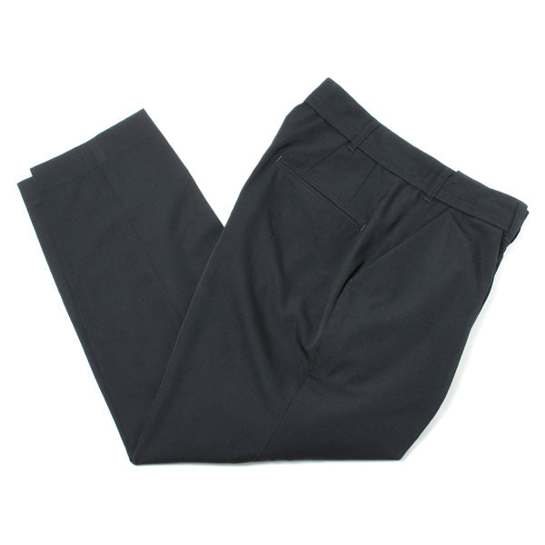 WIDE TAPERED SLACKS(WOOL GABARDINE)