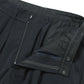 WIDE TAPERED SLACKS(WOOL GABARDINE)