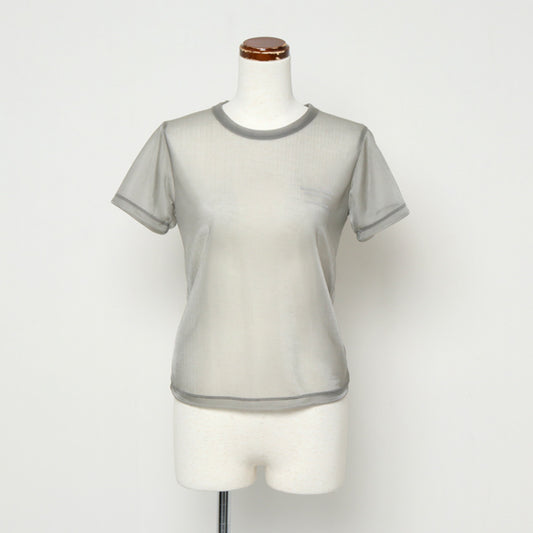 sheer nylon jersey kids T-shirt