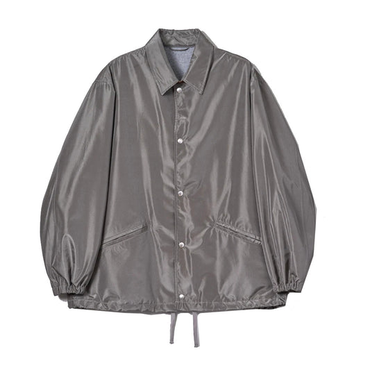 Silk Poly Coach Jacket
