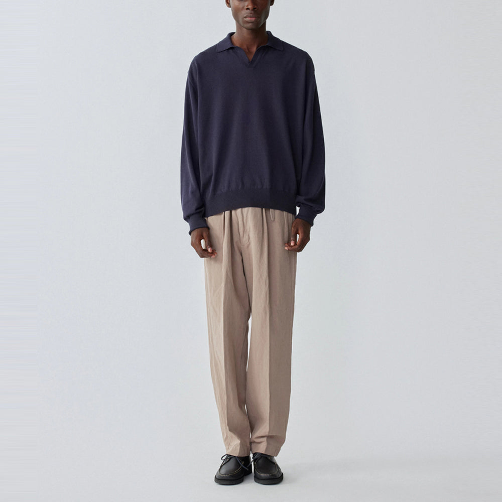 Cotton Knit Skipper Shirt