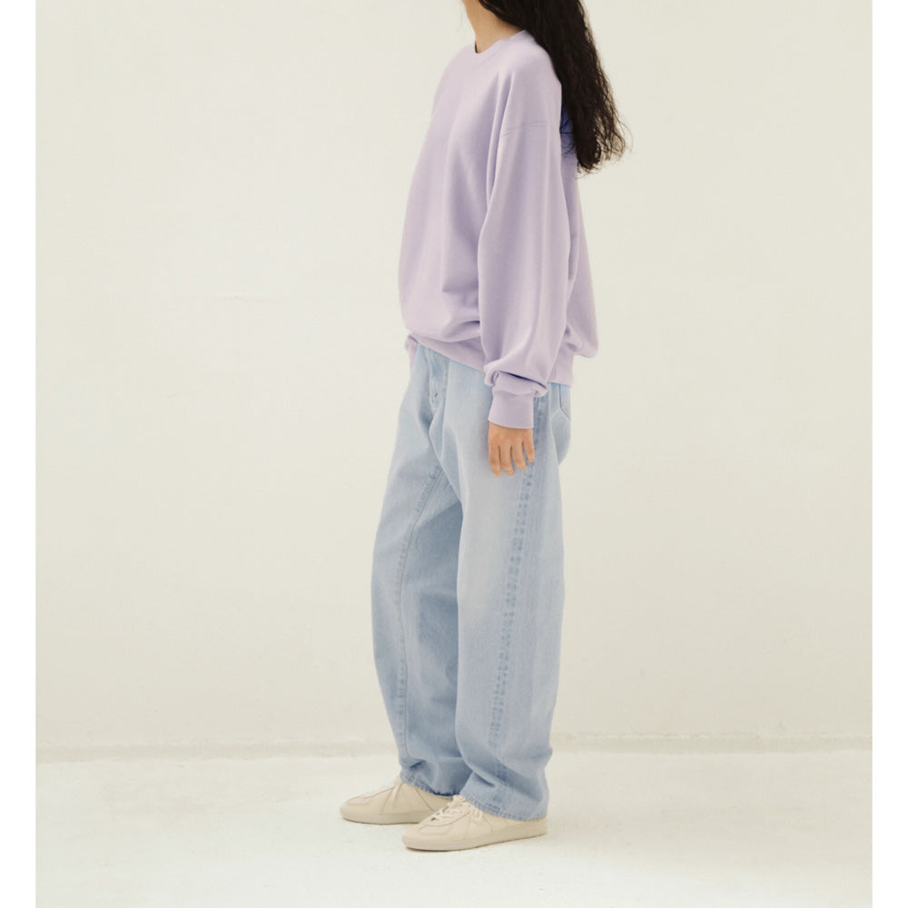 5P Zipper Front Denim Pants(INDIGO ICE WASH)