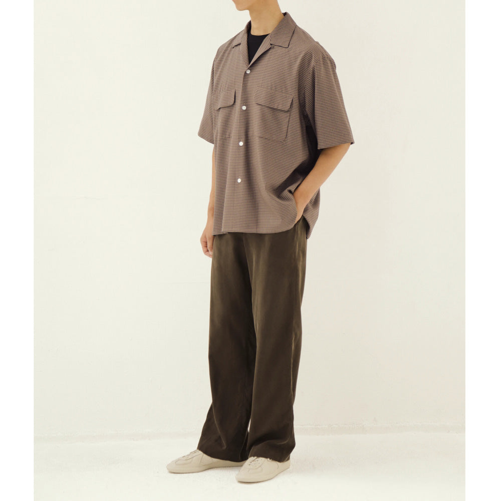 Summer Wool Open Collar SS Shirt
