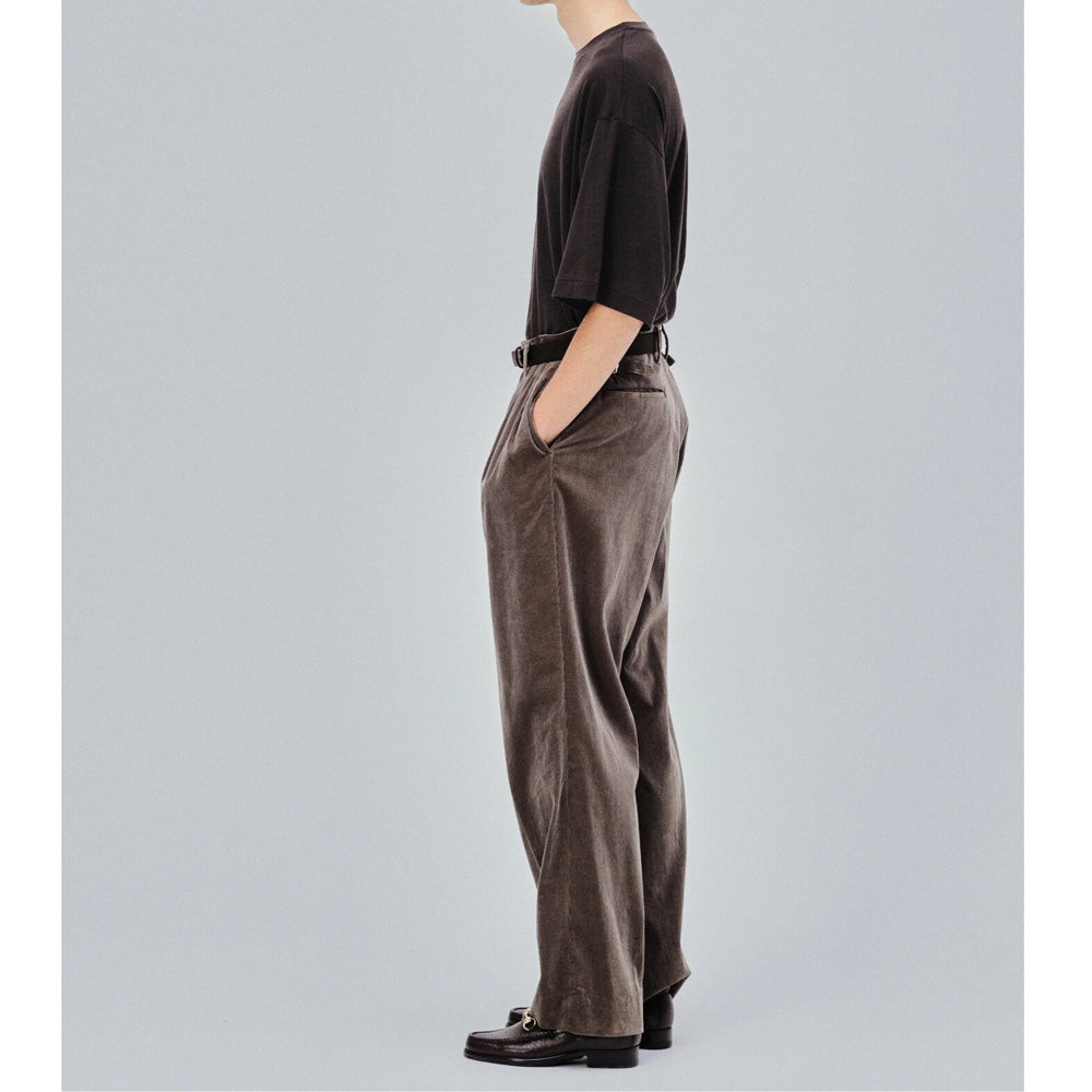Cotton Corduroy Shoecut Slacks 8/7arrival