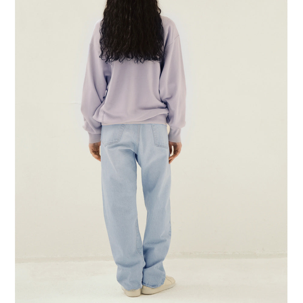 5P Zipper Front Denim Pants(INDIGO ICE WASH)