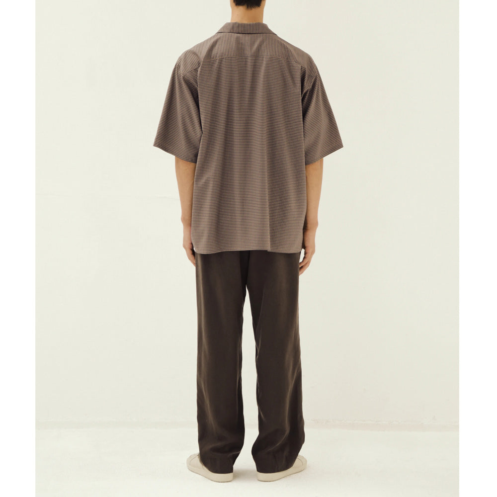 Summer Wool Open Collar SS Shirt