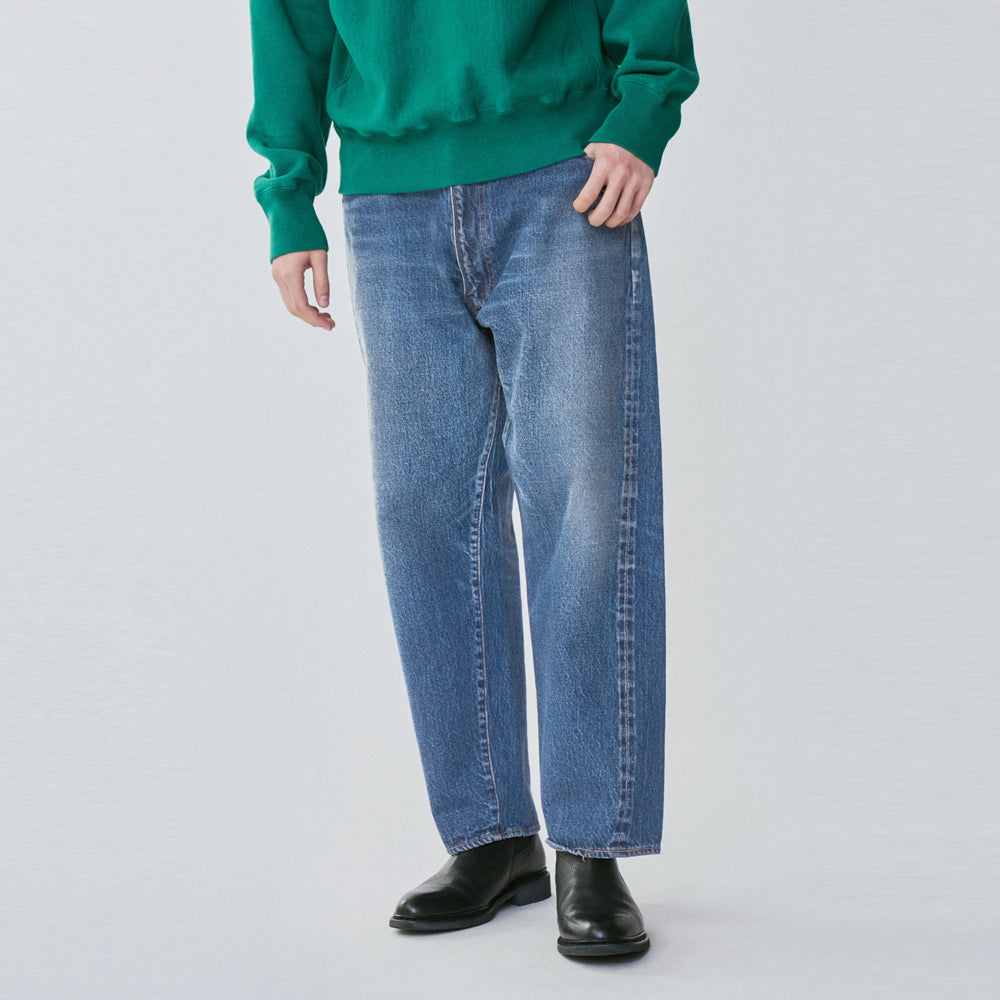 5P Zipper Front Denim Pants(VINTAGE WASH)