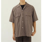 Summer Wool Open Collar SS Shirt