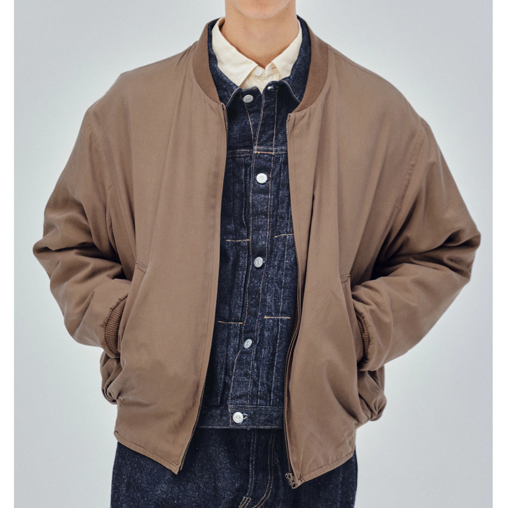 Silk Bomber Jacket