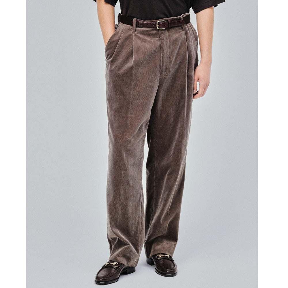 Cotton Corduroy Shoecut Slacks 8/7arrival