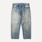 No.37 Washed Wide Denim Pants(BLEACH)
