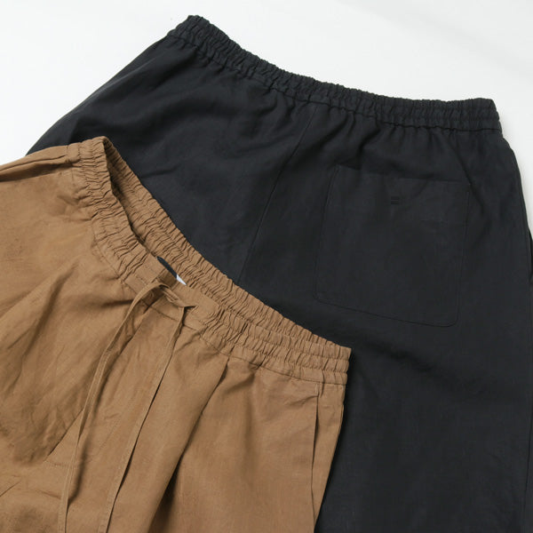 LINEN WEATHER / EASY WIDE SHORT PANT