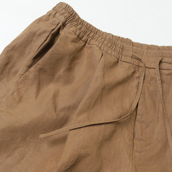 LINEN WEATHER / EASY WIDE SHORT PANT