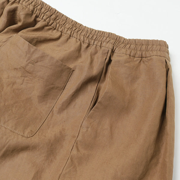 LINEN WEATHER / EASY WIDE SHORT PANT