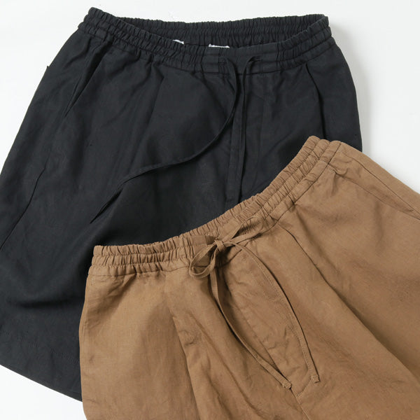 LINEN WEATHER / EASY WIDE SHORT PANT