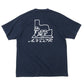 T-shirt Vases Bleus、Blancs