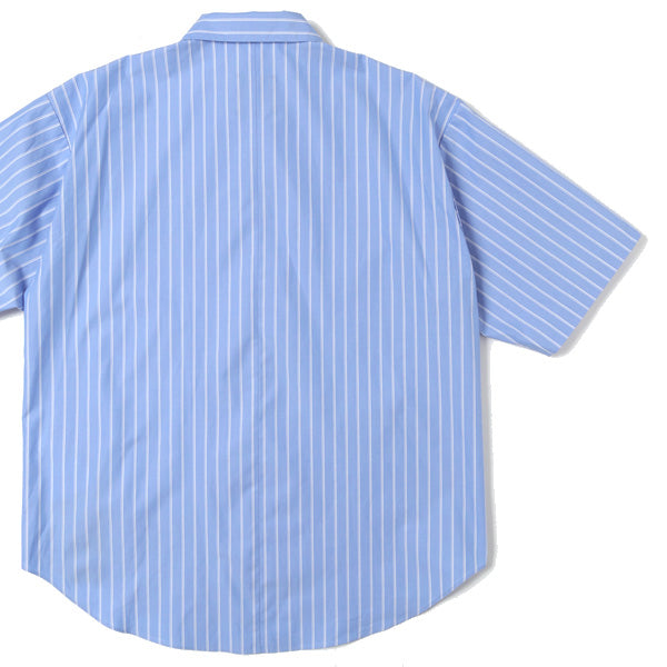 COTTON TWILL / Oversized short sleeve shirt (UNISEX