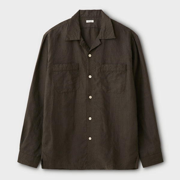 LINEN SAFARI SHIRT