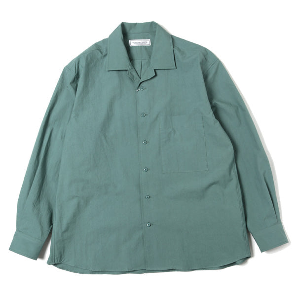 OPEN COLLAR L/S SHIRT