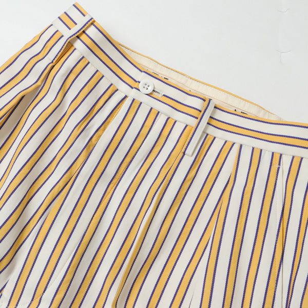 デニムライクベルトレススラックス【単品】 | Wide Range