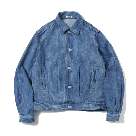 SELVEDGE FADED LIGHT DENIM BLOUSON