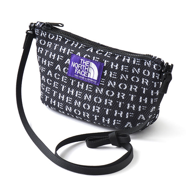 Logo Print Mesh Pouch M