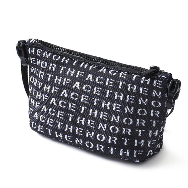 Logo Print Mesh Pouch M