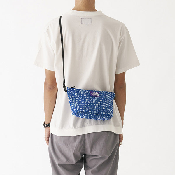 Logo Print Mesh Pouch M