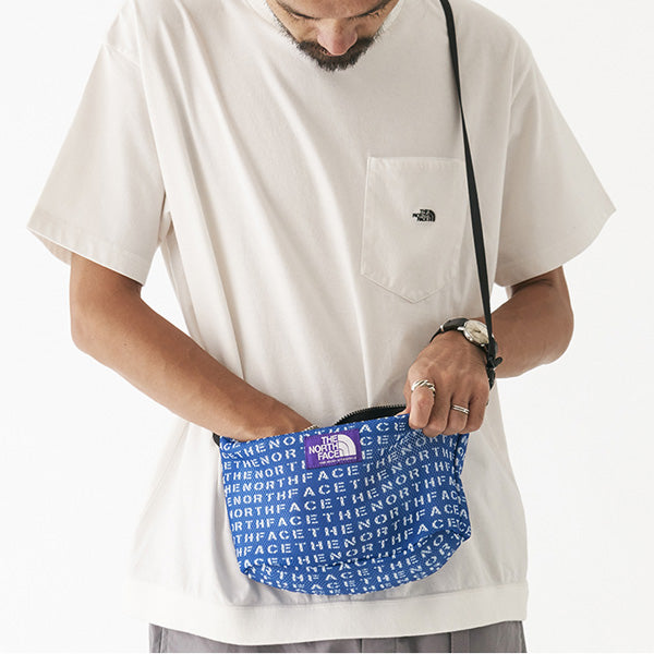 Logo Print Mesh Pouch M