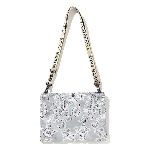 Paisley Print Logo Tape Lightweight Shoulder Bag