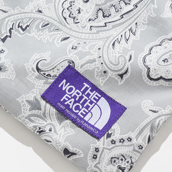 Paisley Print Logo Tape Lightweight Shoulder Bag