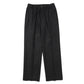 FLAT TAPERED EASY TROUSERS ORGANIC COTTON GABARDINE