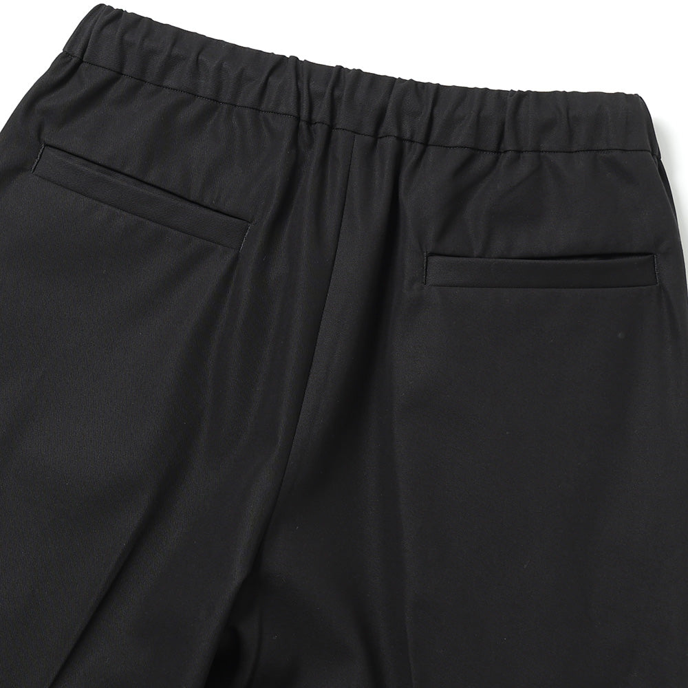 FLAT TAPERED EASY TROUSERS ORGANIC COTTON GABARDINE