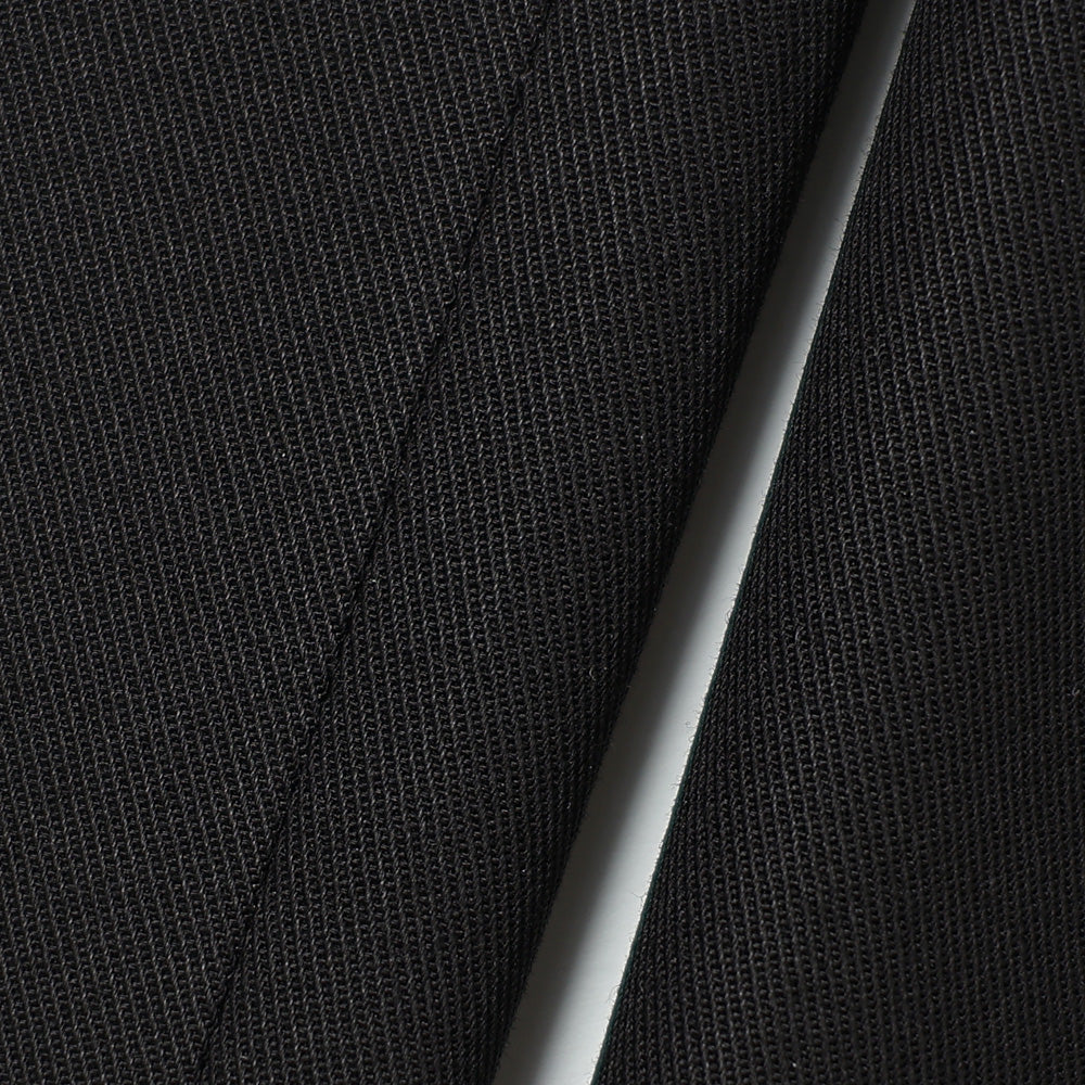 FLAT TAPERED EASY TROUSERS ORGANIC COTTON GABARDINE