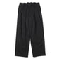 DOUBLE PLEATED EASY TROUSERS ORGANIC COTTON GABARDINE